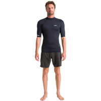 Mens NuWave UV Basics Short Sleeve Rash Vest